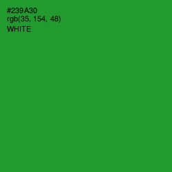 #239A30 - Forest Green Color Image