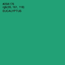 #23A176 - Eucalyptus Color Image