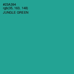 #23A394 - Jungle Green Color Image