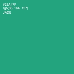 #23A47F - Jade Color Image