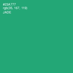 #23A777 - Jade Color Image