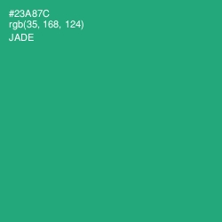 #23A87C - Jade Color Image