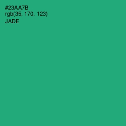 #23AA7B - Jade Color Image