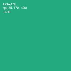 #23AA7E - Jade Color Image