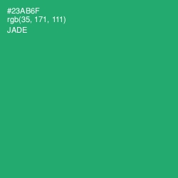 #23AB6F - Jade Color Image