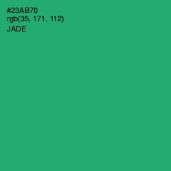 #23AB70 - Jade Color Image