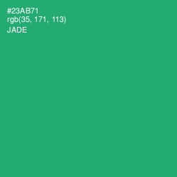 #23AB71 - Jade Color Image