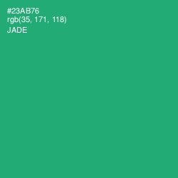 #23AB76 - Jade Color Image