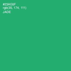 #23AE6F - Jade Color Image