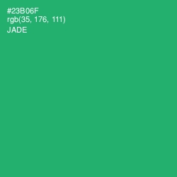 #23B06F - Jade Color Image