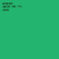 #23B46F - Jade Color Image