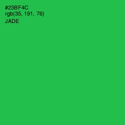 #23BF4C - Jade Color Image