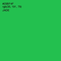 #23BF4F - Jade Color Image