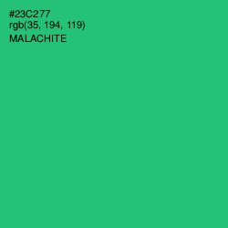 #23C277 - Malachite Color Image