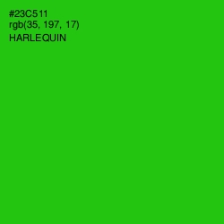 #23C511 - Harlequin Color Image