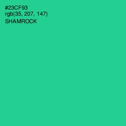 #23CF93 - Shamrock Color Image
