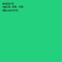 #23D07E - Malachite Color Image