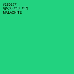 #23D27F - Malachite Color Image