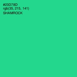 #23D78D - Shamrock Color Image