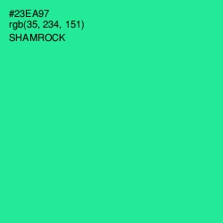 #23EA97 - Shamrock Color Image