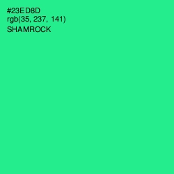 #23ED8D - Shamrock Color Image