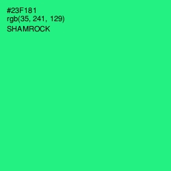 #23F181 - Shamrock Color Image