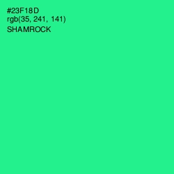 #23F18D - Shamrock Color Image