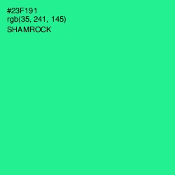 #23F191 - Shamrock Color Image