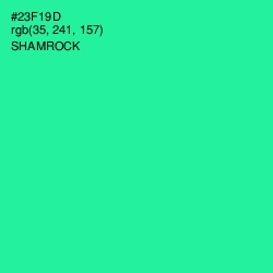 #23F19D - Shamrock Color Image