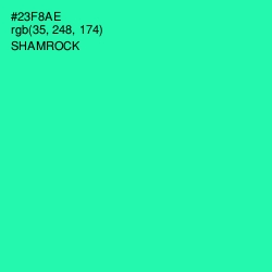 #23F8AE - Shamrock Color Image