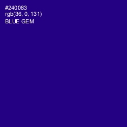 #240083 - Blue Gem Color Image