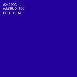 #24009C - Blue Gem Color Image