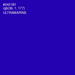 #2401B1 - Ultramarine Color Image