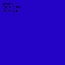 #2402C6 - Dark Blue Color Image