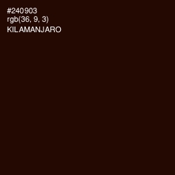 #240903 - Kilamanjaro Color Image