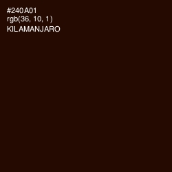 #240A01 - Kilamanjaro Color Image