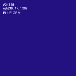 #241181 - Blue Gem Color Image