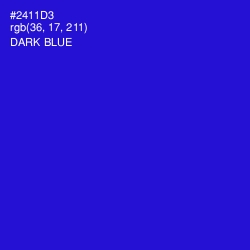 #2411D3 - Dark Blue Color Image