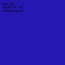 #2417B2 - Persian Blue Color Image