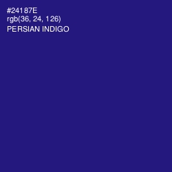 #24187E - Persian Indigo Color Image