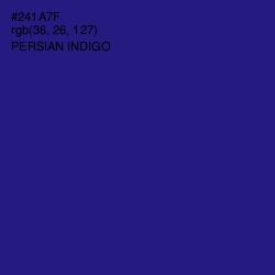 #241A7F - Persian Indigo Color Image