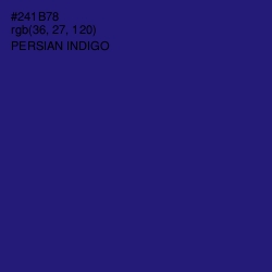 #241B78 - Persian Indigo Color Image