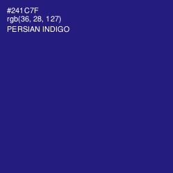#241C7F - Persian Indigo Color Image