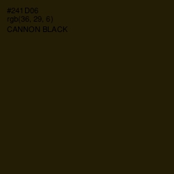 #241D06 - Cannon Black Color Image