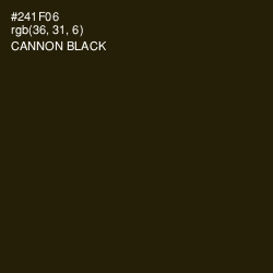 #241F06 - Cannon Black Color Image