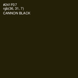 #241F07 - Cannon Black Color Image