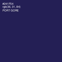 #241F54 - Port Gore Color Image