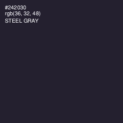 #242030 - Steel Gray Color Image