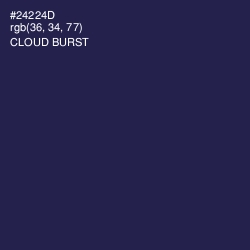 #24224D - Cloud Burst Color Image