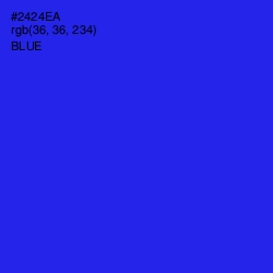 #2424EA - Blue Color Image